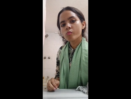 18 Year Old Indian Amateur Bathroom Striptease